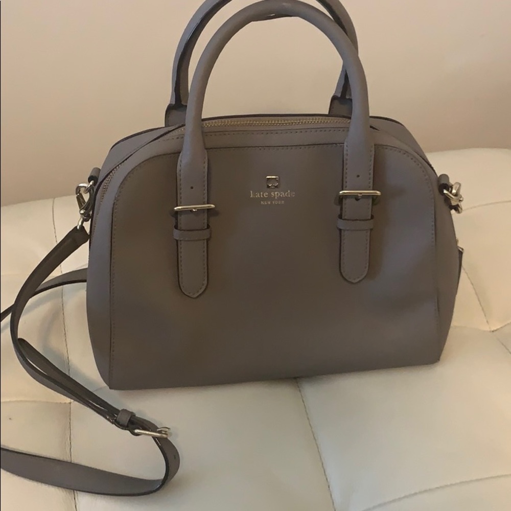 Gray kate spade bag